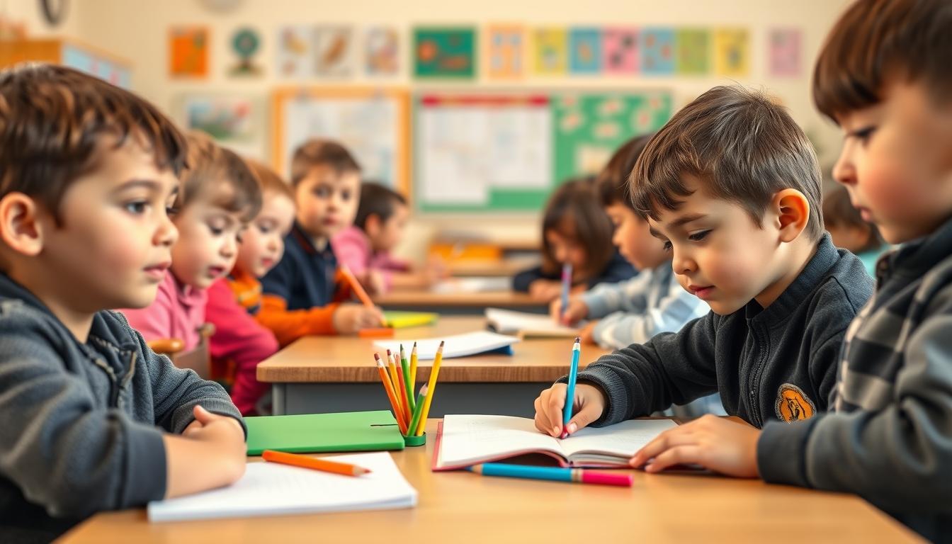 Student preparing for exams with study materials